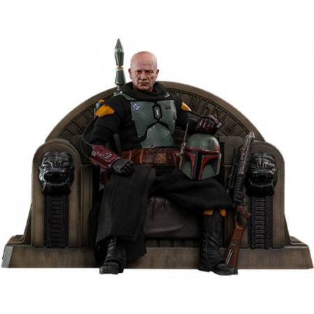 Star Wars The Mandalorian akčná figúrka 1/6 Boba Fett (Repaint Armor) and Throne 30 cm